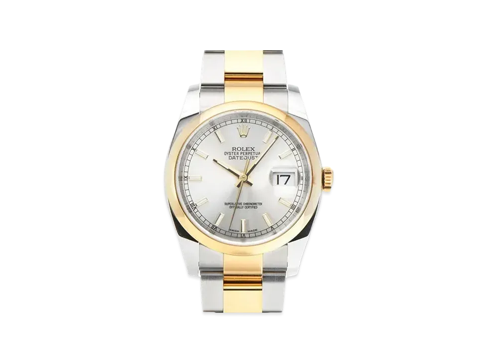 ROLEX Datejust 36 "Silver/Stainless Steel/Yellow Gold"