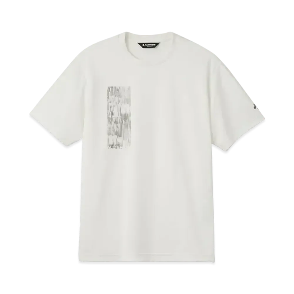 DESCENTE ALLTERRAIN Cordura Half Sleeve Graphic T-Shirt "Egret White"