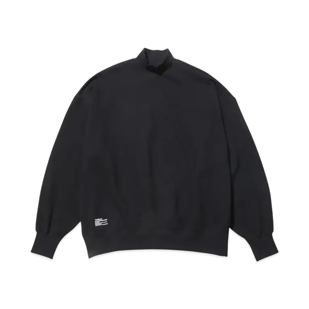 FreshService Light Oz Mock Neck Sweat "Black"