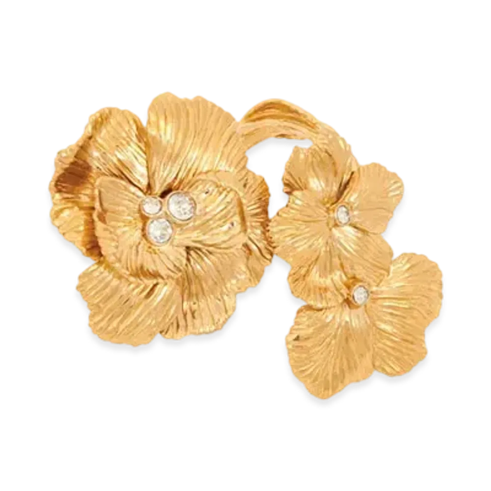 Chloe The Chloe Flowers cuff "Vintage Gold"
