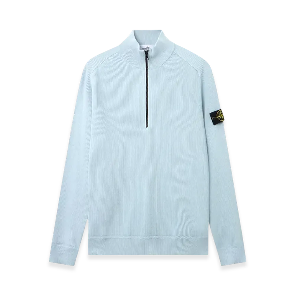 Stone Island 5100124 Ribbed Soft Organic Cotton "Sky Blue"