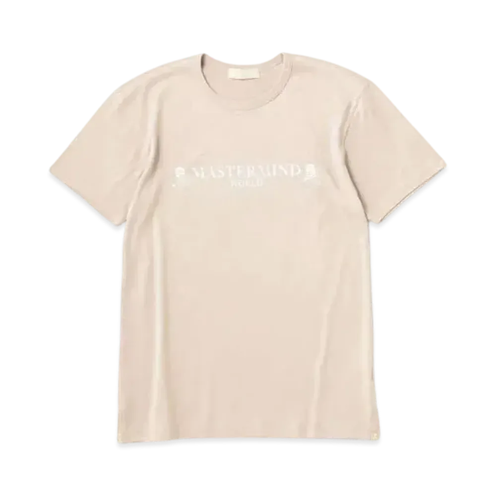 mastermind WORLD Noise Tee "Sand"