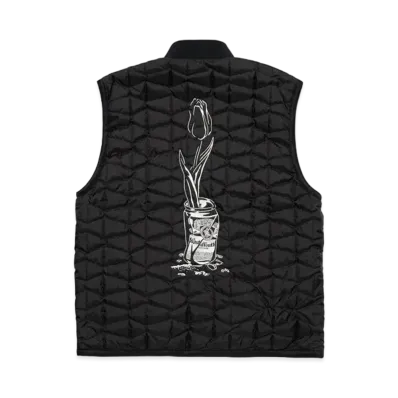 Wasted Youth Quilted Puff Reversible Vest "Black" / VERDY