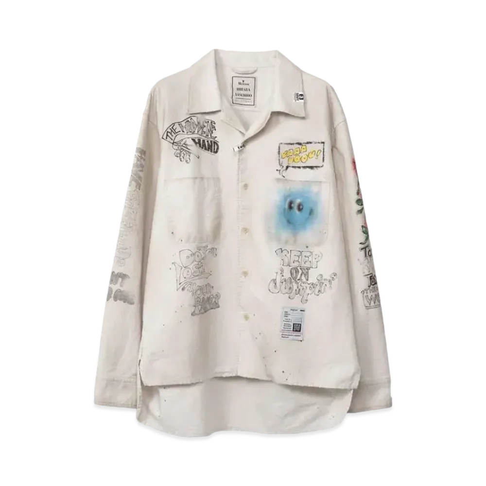 Maison MIHARA YASUHIRO Distressed Shirt "White"