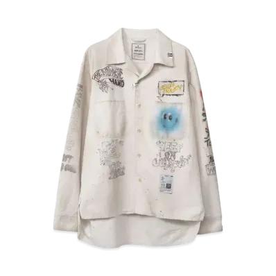 Maison MIHARA YASUHIRO Distressed Shirt "White"