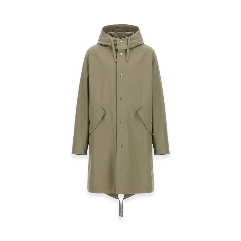 Jil Sander Parka With Logo "Green"