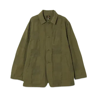 NEEDLES Arrow Jacket - Ripstop Cut Jacquard "Khaki"