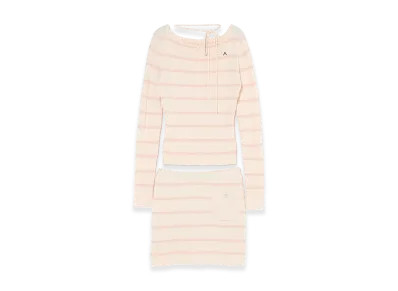 ANDMARY Women's Chloe Border Set Up "Pink Beige"