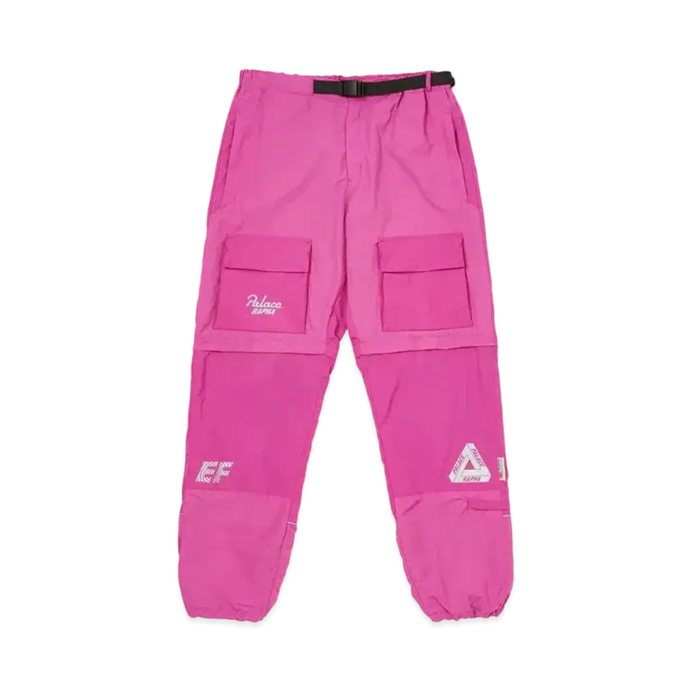 PALACE RAPHA EF EDUCATION FIRST TECH ZIP-OFF TROUSERS "Pink"