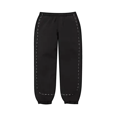 Supreme Piping Sweatpant "Black"