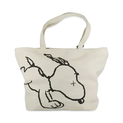 Uniqlo x KAWS x Peanuts Snoopy Tote Bag "White"