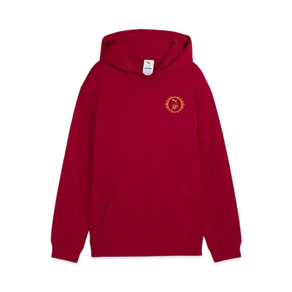 PUMA x Harry Potter Boys Relax Graphic Hoodie "Dark Crimson"