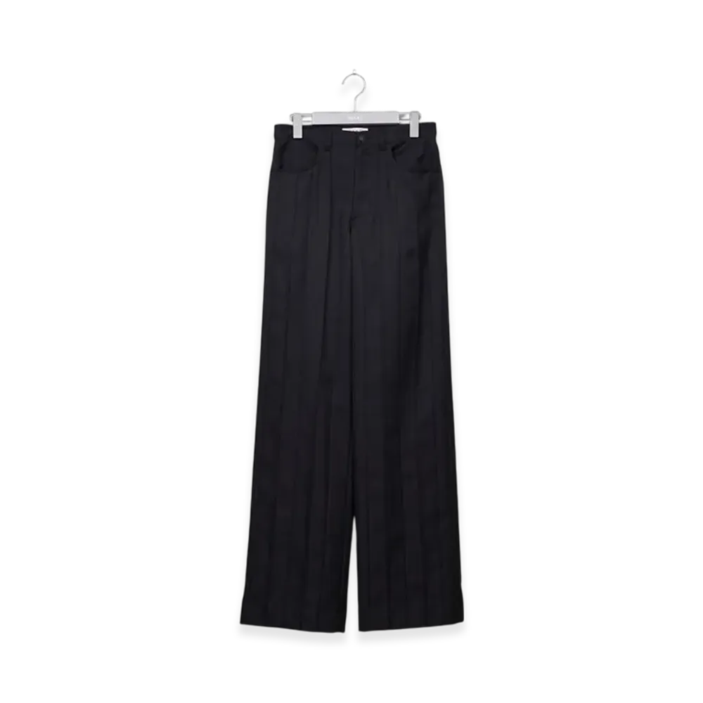 MASU Pleated Pants "Black"