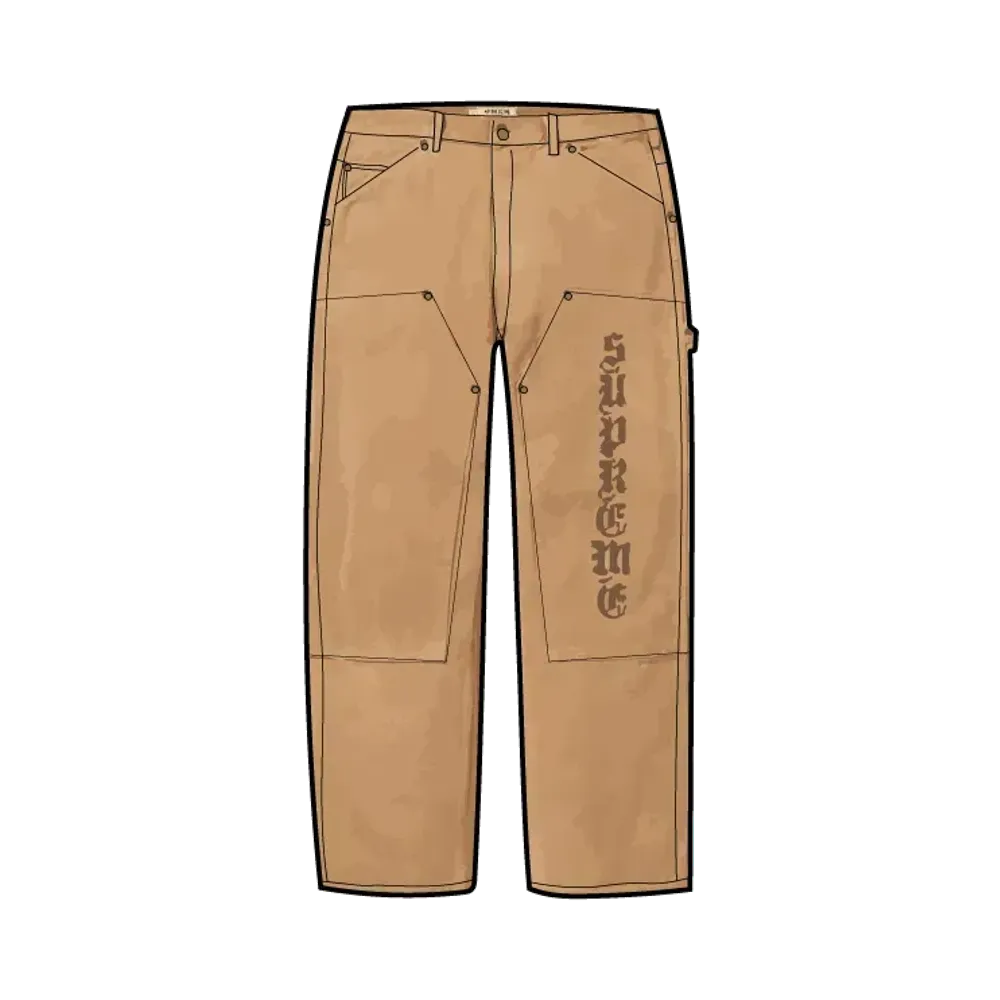 Supreme x The Great China Wall Double Knee Painter Pant "Tan"