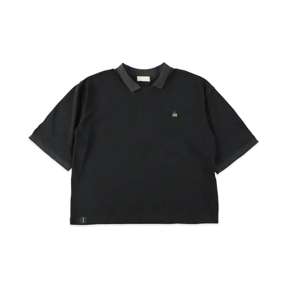WIND AND SEA WDS A32 (DLM) KANOKO POLO SHIRT "Charcoal"