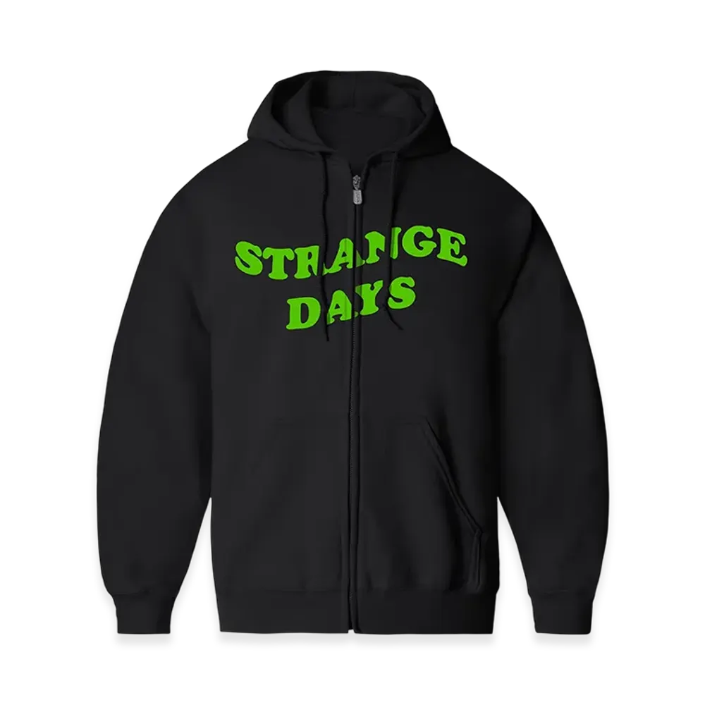 ANTI SOCIAL SOCIAL CLUB Strange Days Zip Hoodie "Black"