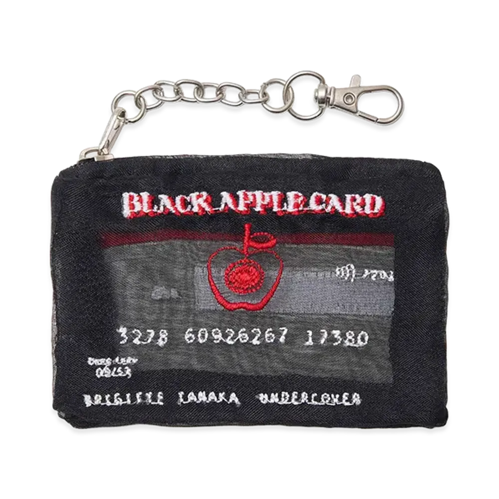 UNDERCOVER x Brigitte Tanaka Organza Pouch with Keyring "Black"