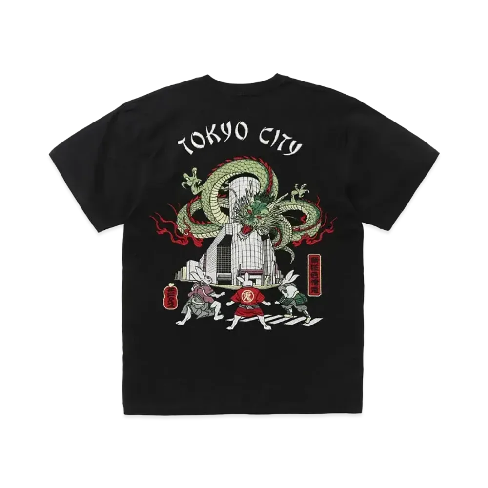 FR2 Tokyo City Souvenir Embroidery T-Shirt "Black"