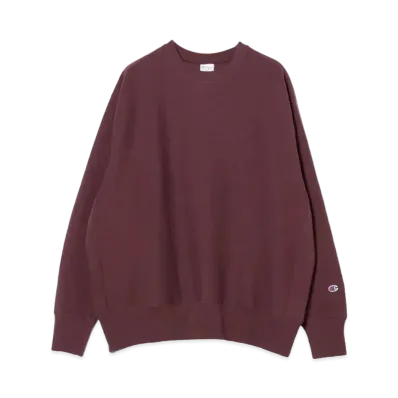 BEAMS x Champion x MIN-NANO Crew Neck Sweatshirts "Maroon"