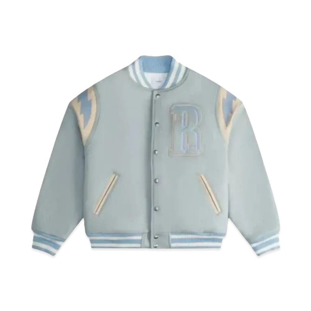 RHUDE Mint Wool Lightning Varsity "Mint"