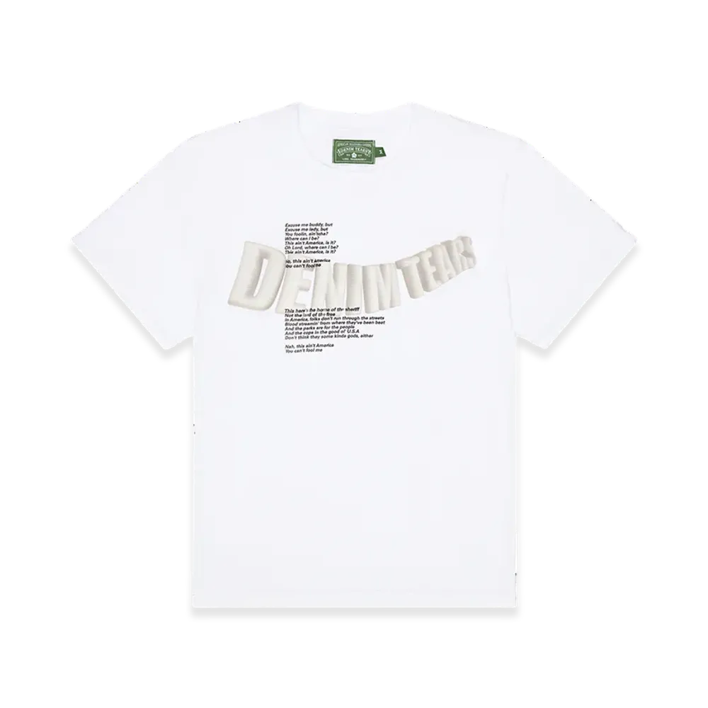 DENIM TEARS Gothic Tee "White"