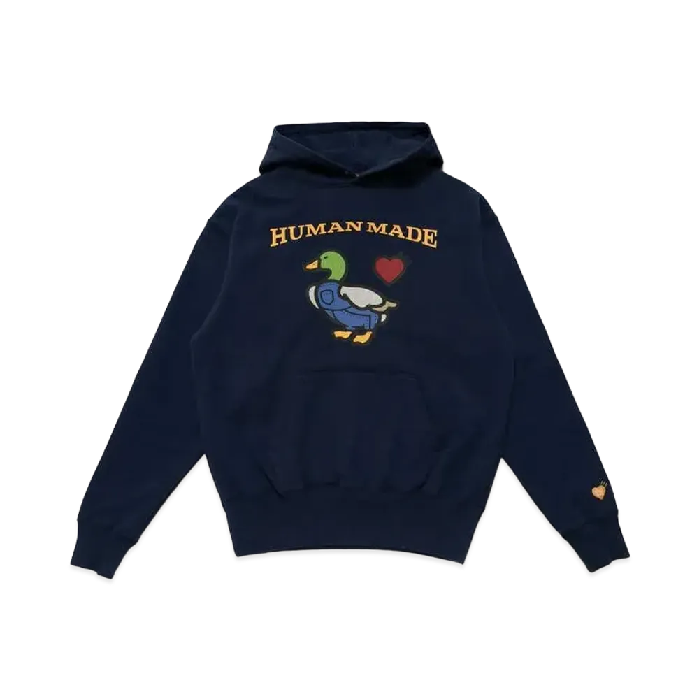 HUMAN MADE DUCK HOODIE "Navy"