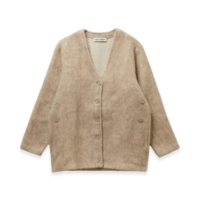 OUR LEGACY Women's Mid Line Cardigan Mohair "Antique White"