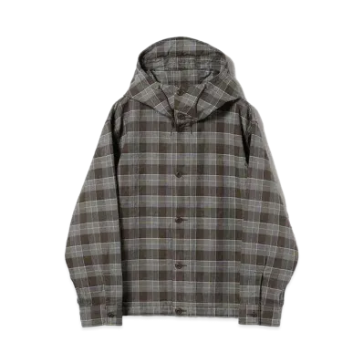 BEAMS FUTURE ARCHIVE Hoodded Shirt "Brown"