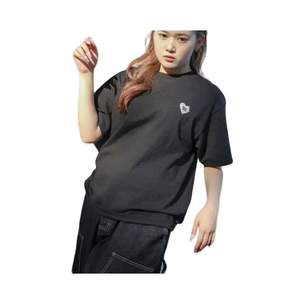 Student Apathy Heart Tee "BLACK"