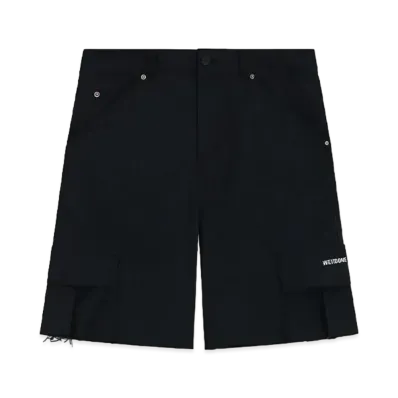 WE11DONE Crop Cargo Pants "Black"