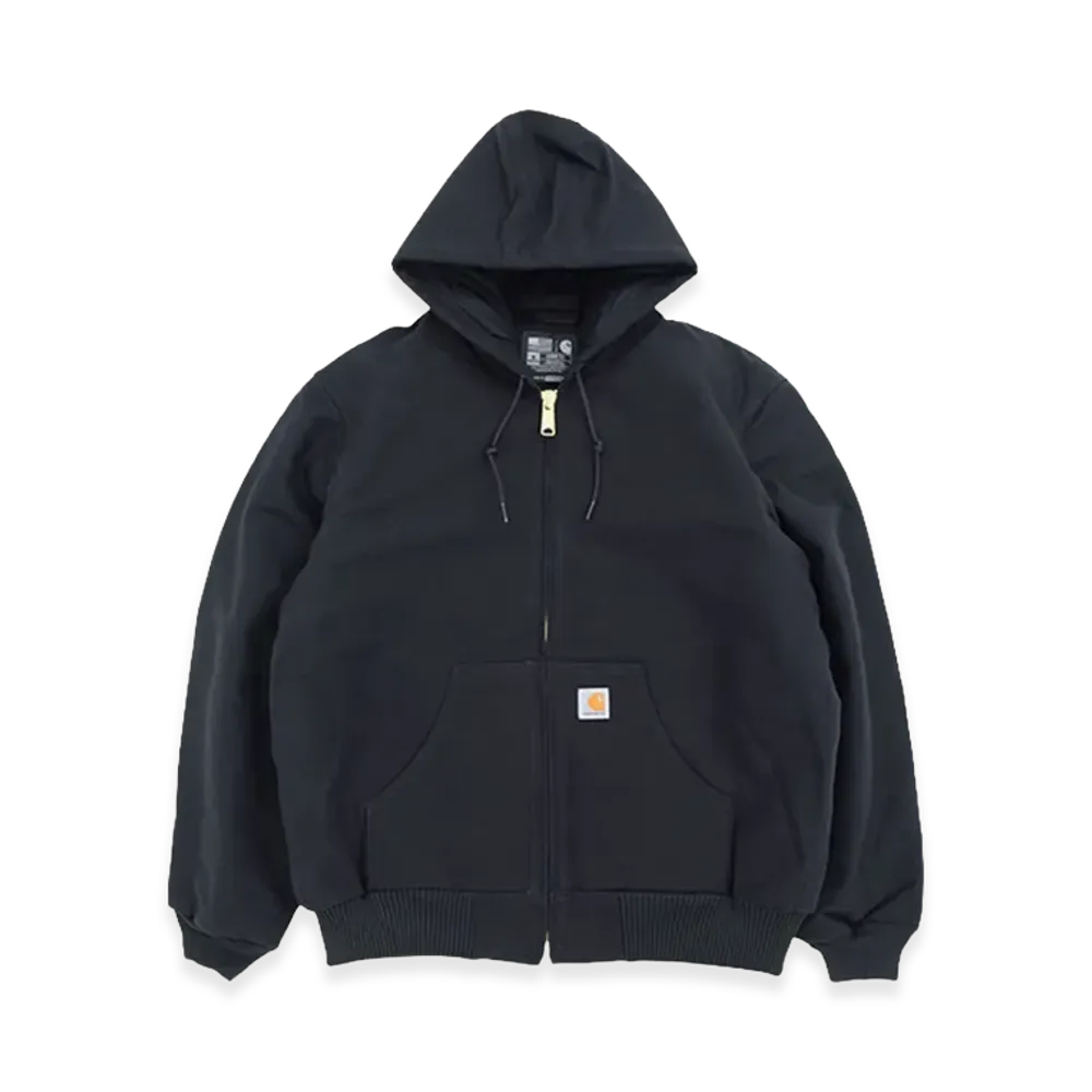 Carhartt Loose Fit Duck Insulated Flannel Lined Active Jacket "Black"