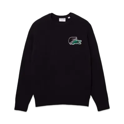 LACOSTE Maid In France Crew Neck Sweater "Navy"