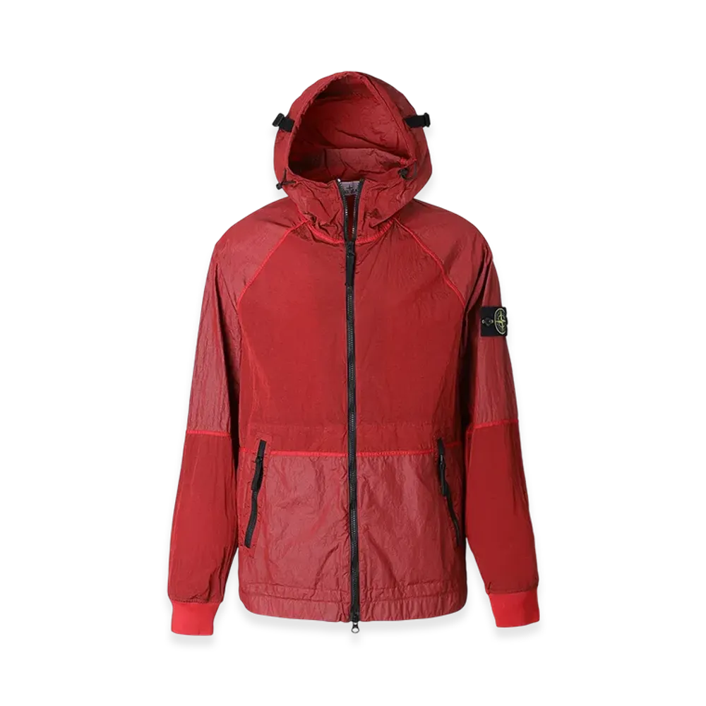 Stone Island Hooded Blouson 42020 Nylon Metal Watro-TC in Econyl Regenerated Nylon "Red"