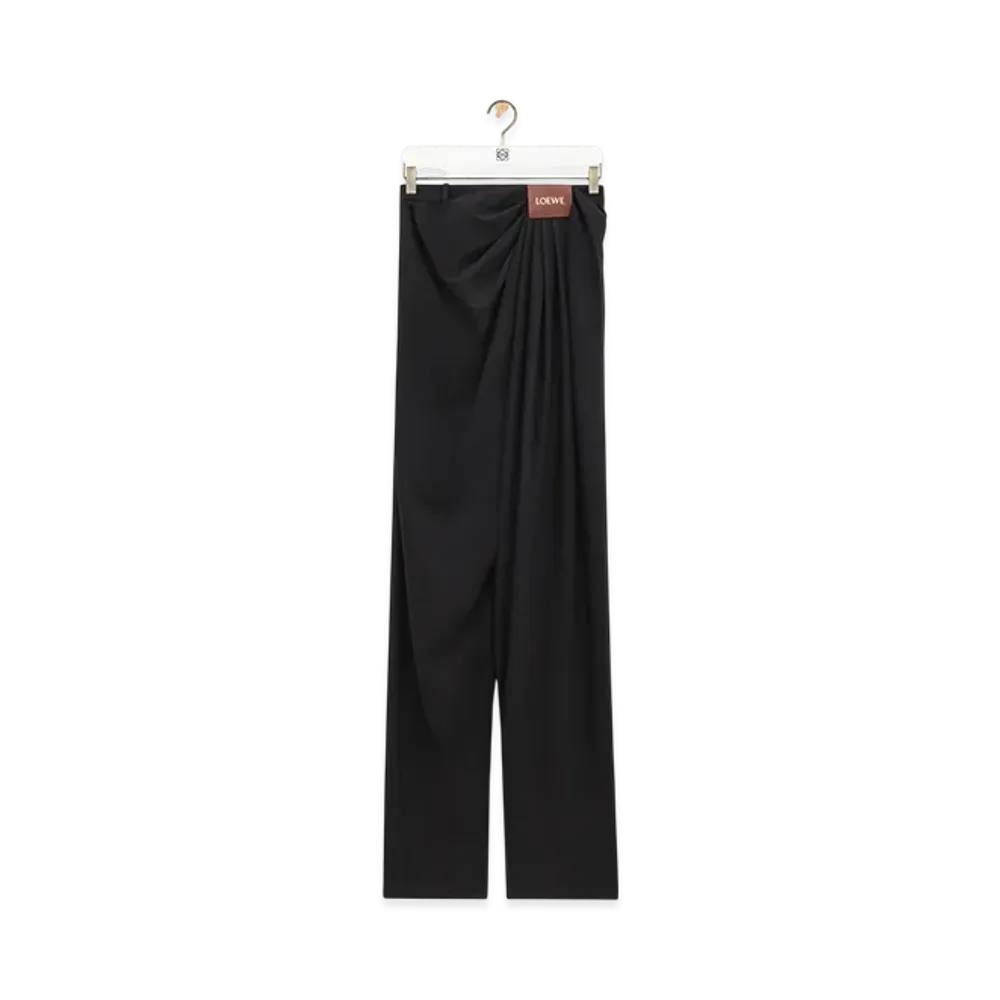 LOEWE Draped Trousers "Black"