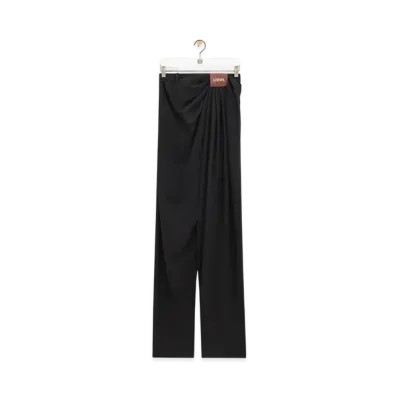LOEWE Draped Trousers "Black"