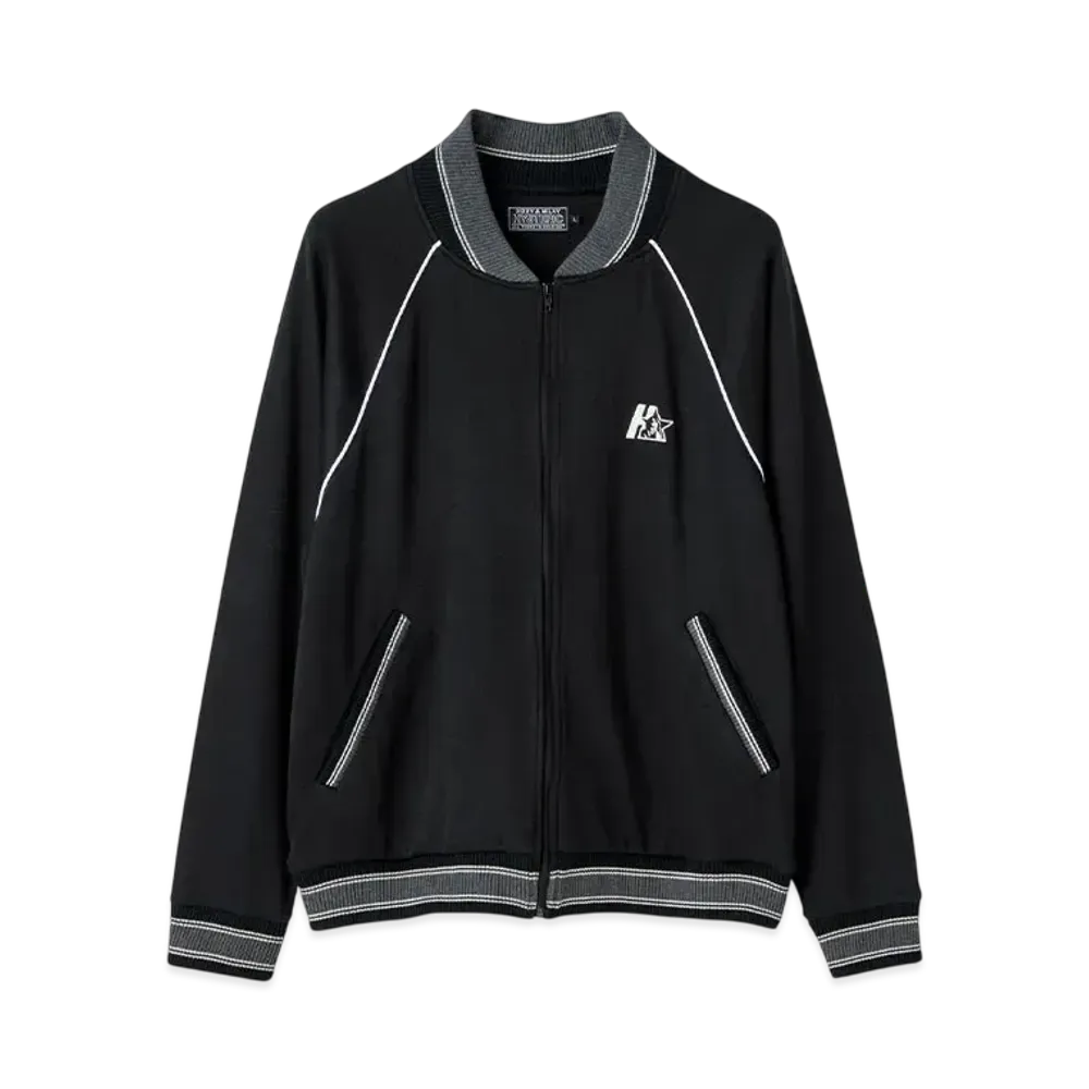 HYSTERIC GLAMOUR Star Woman Embroidery Jersey "Black"