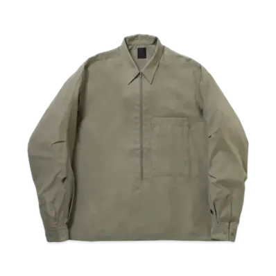 DAIWA PIER39 Tech Half Zip Shirt L/S "Wolf Gray"
