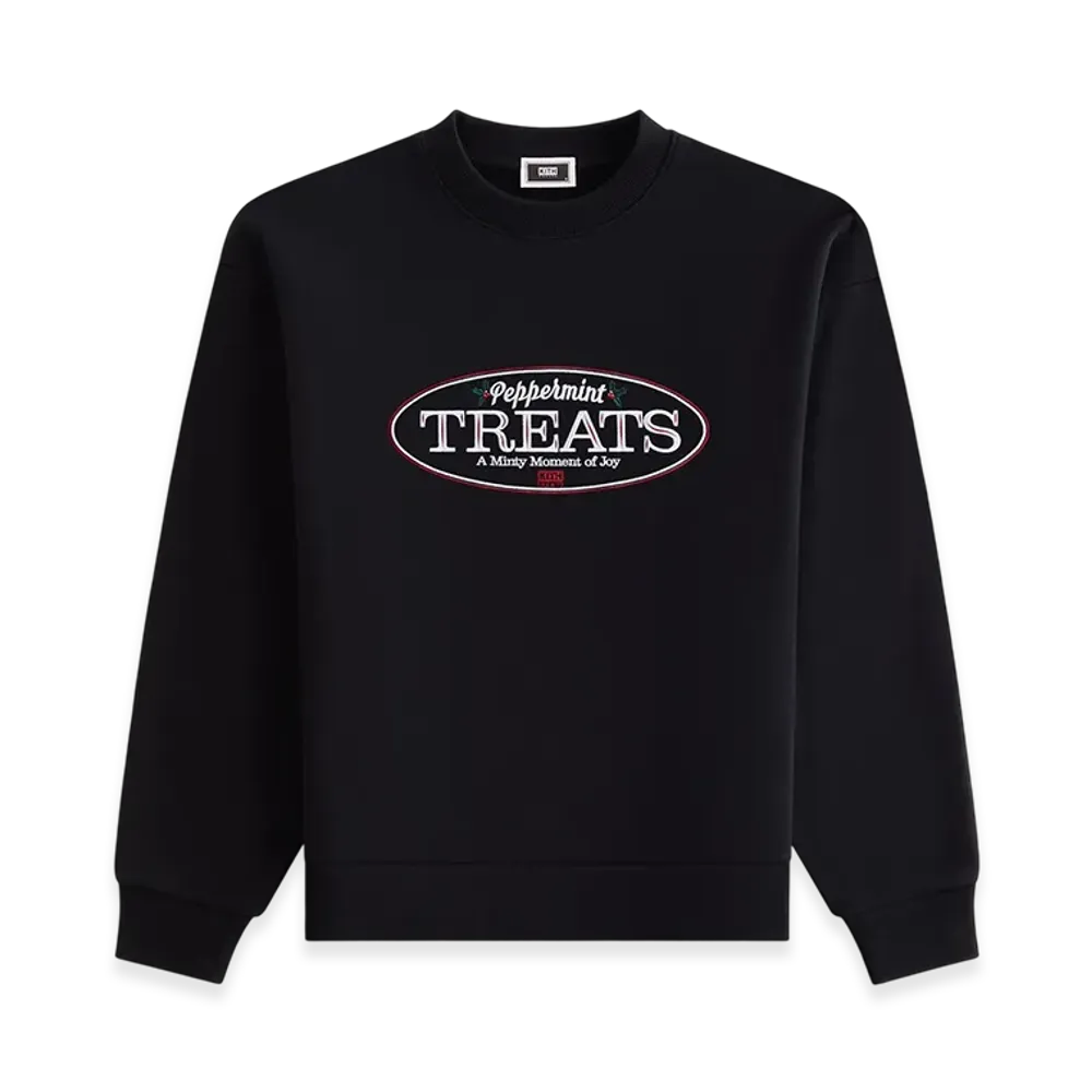 Kith Treats Peppermint Logo Nelson Crewneck "Black"