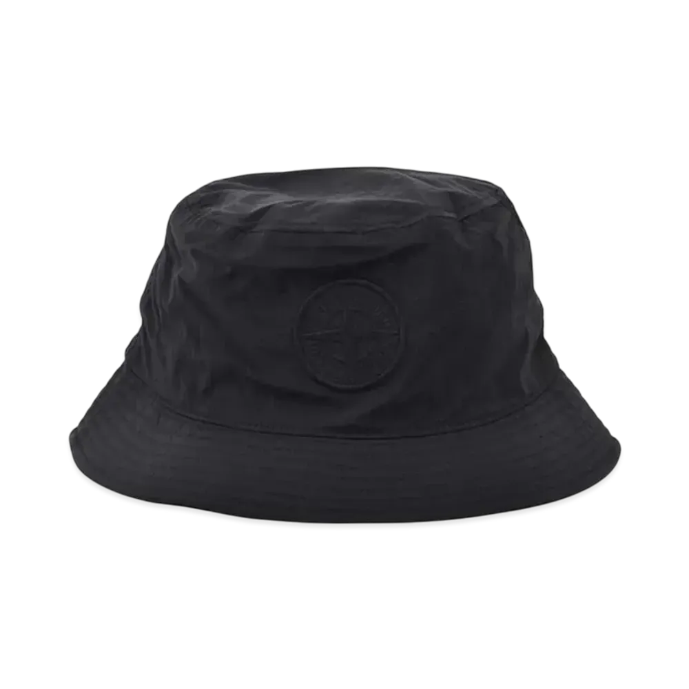 Stone Island Logo Bucket Hat "Black"