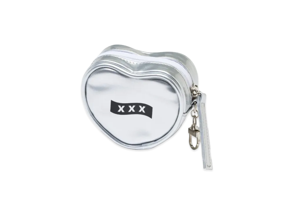 GOD SELECTION XXX Women's Heart Pouch GXL-S26-GD-01 "Silver"