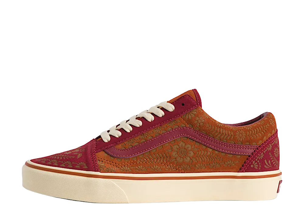 Vans Old Skool Dia De Los Muertos "Bordeaux/Burnt Orange"