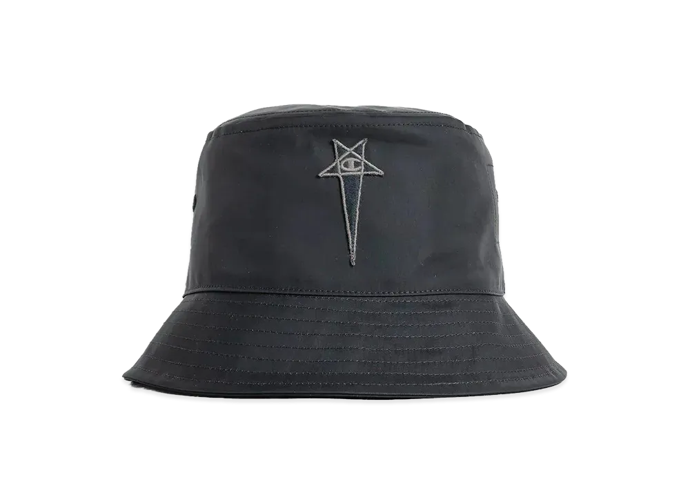 RICK OWENS x Champion Gilligan Hat "Black/Grey"