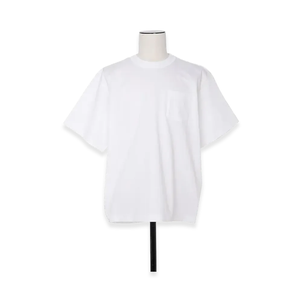 sacai Cotton Jersey T-Shirt "White"