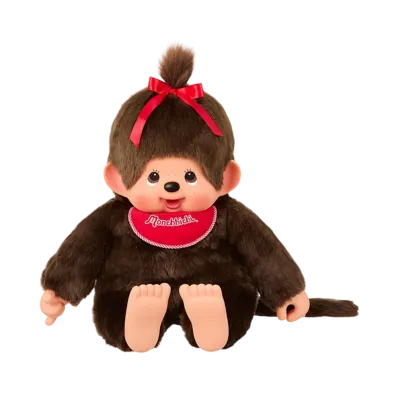 Sekiguchi "Premium Standard" Monchhichi 2L Size Brown Girl