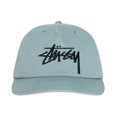 Stussy Mid-Depth Big Stock Snapback "Sea Water"