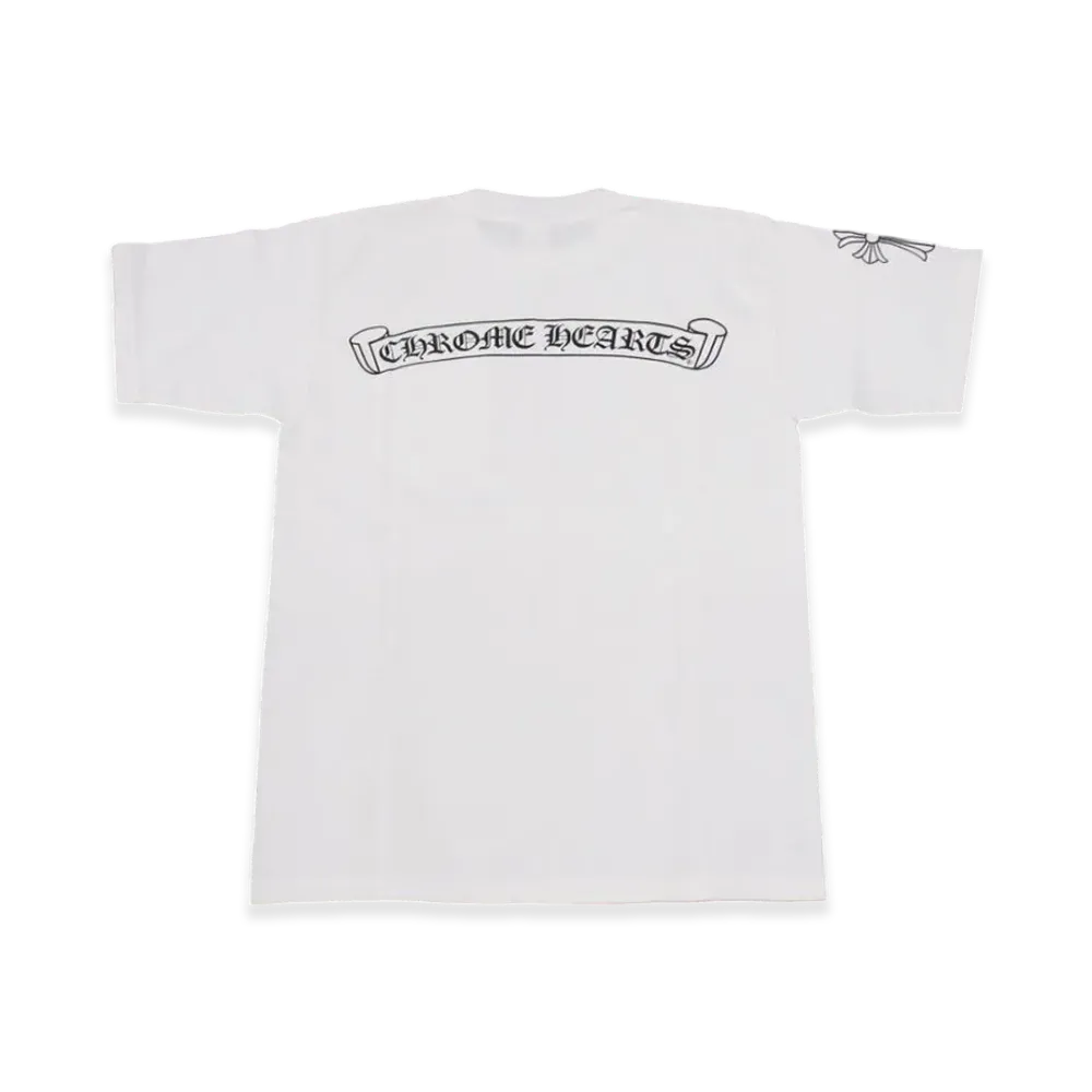 Chrome Hearts Horseshoe Print Pocket T-Shirt "White"