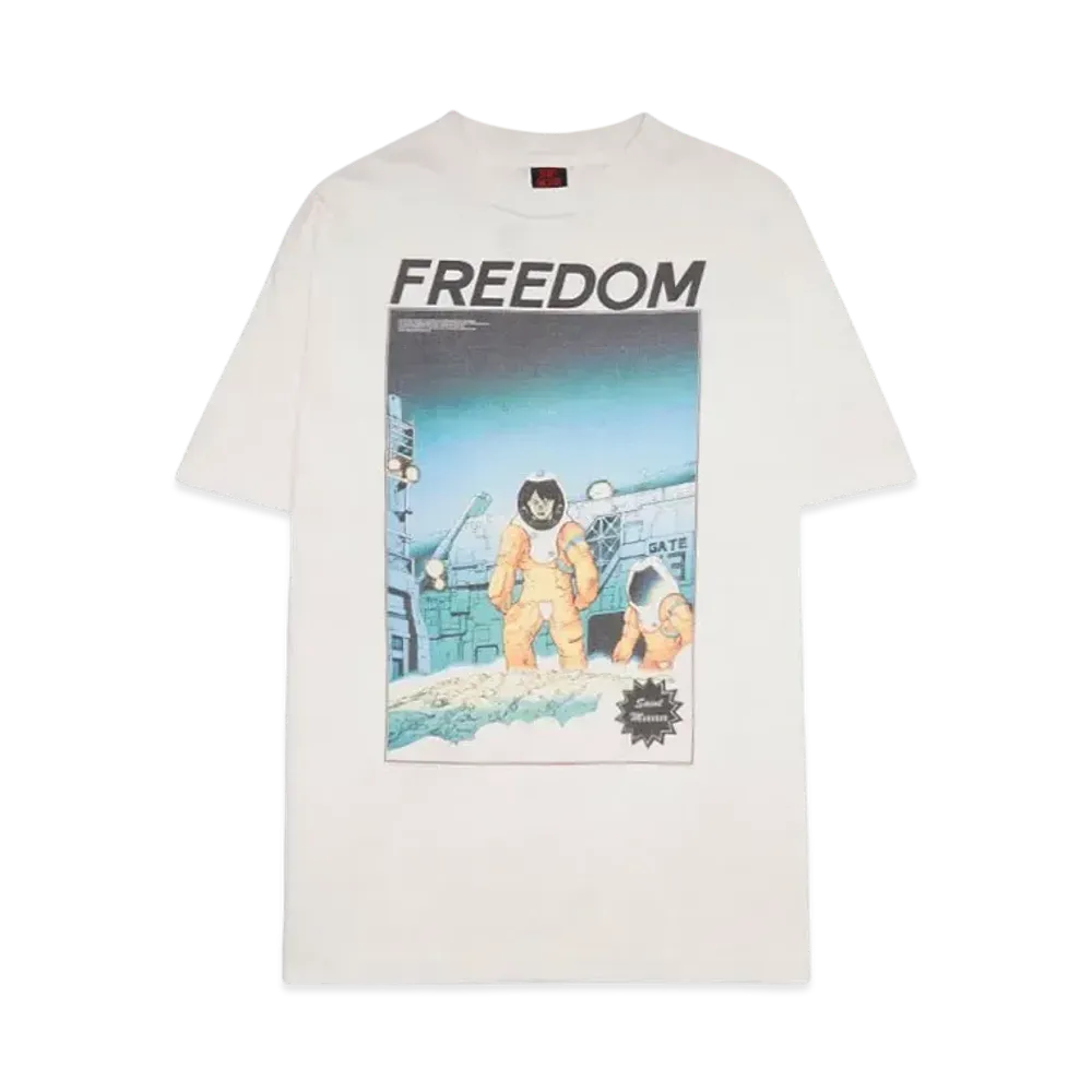 SAINT Mxxxxxx 24SS x FREEDOM Astro Short Sleeve T-Shirt "White"