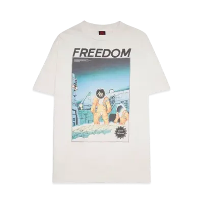 SAINT Mxxxxxx 24SS x FREEDOM Astro Short Sleeve T-Shirt "White"
