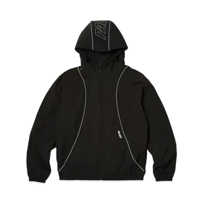 PALACE Font Zip Shell Jacket "Black / Black"