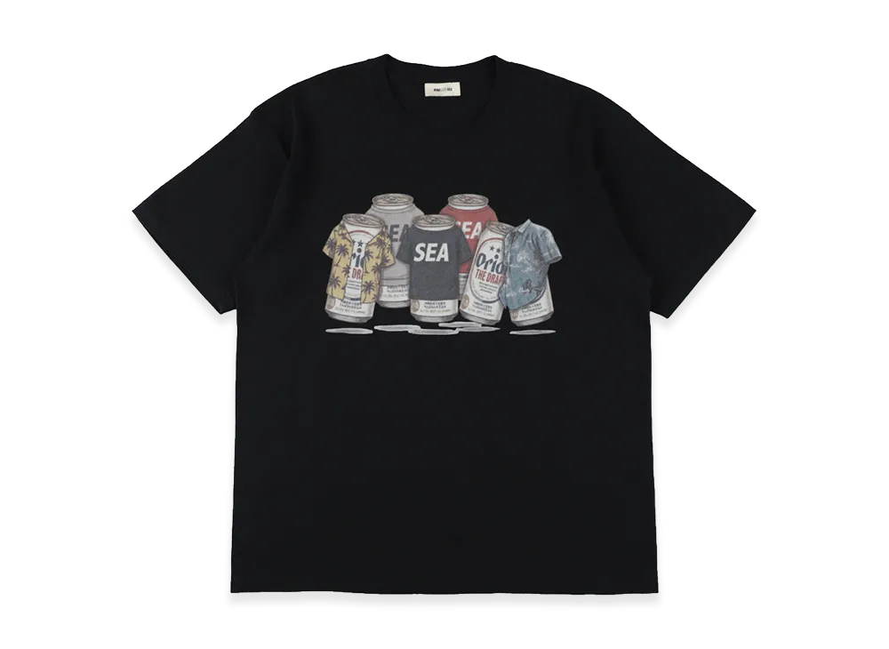 WIND AND SEA x ORION BEER Can Art Tee S/S "Black"